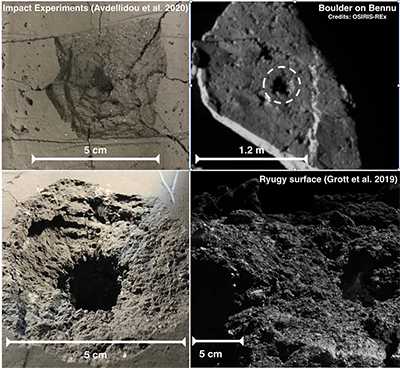 comparison asteroidsurfaces